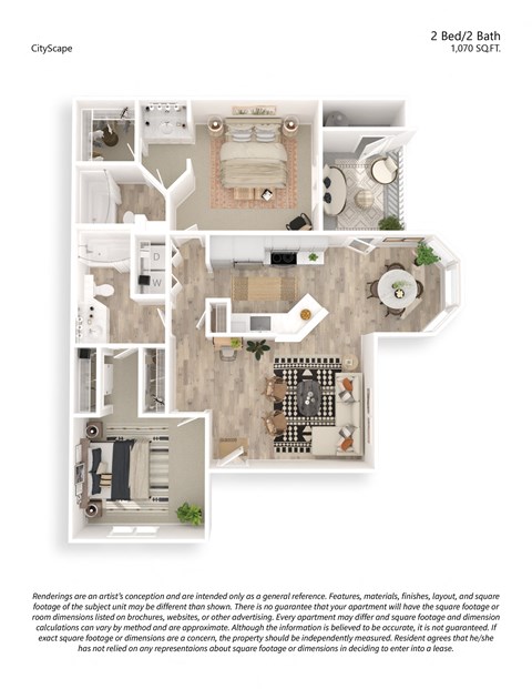 Two bedroom Two bathroom